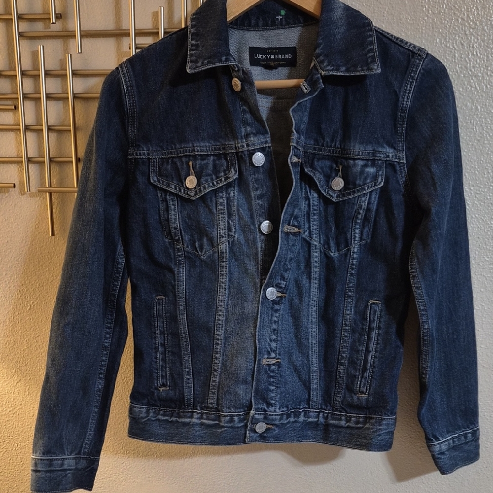 Lucky Brand Indigo Blue Denim Jacket